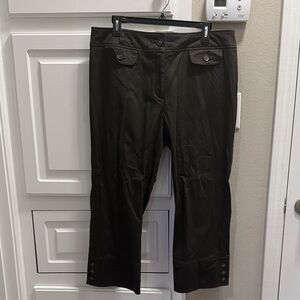 Stylish Women's Black Capris